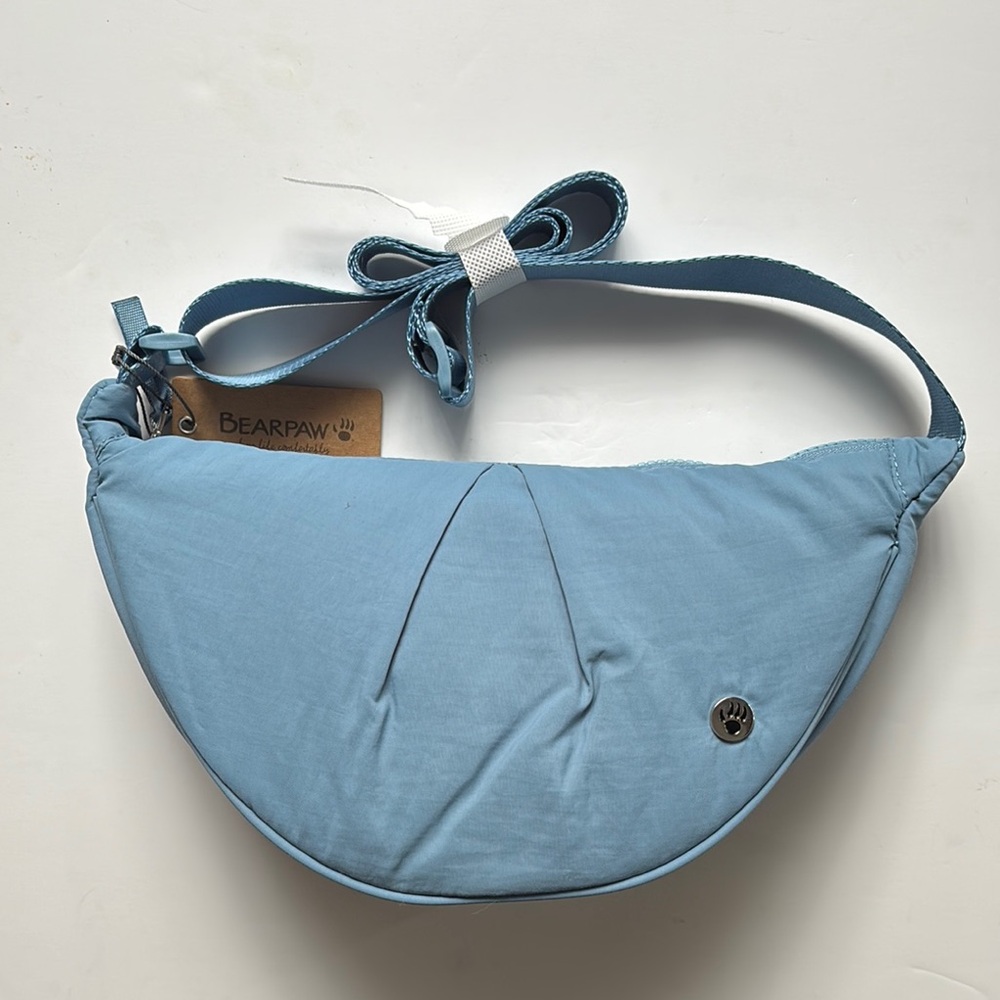 BearPaw Blue Crescent Crossbody Bag with Adjustable Strap - Picture 2 of 16